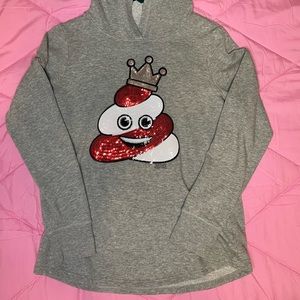 Peppermint Emoji Long Sleeve with Head Cover